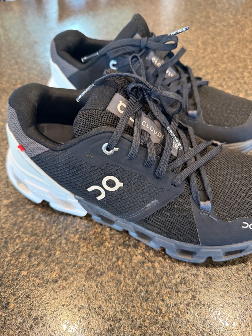 On Running Cloud Sneakers - Black with White Sole